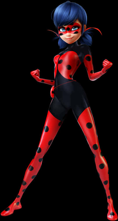 Ladybug_ Hero_ Pose_ Miraculous PNG image