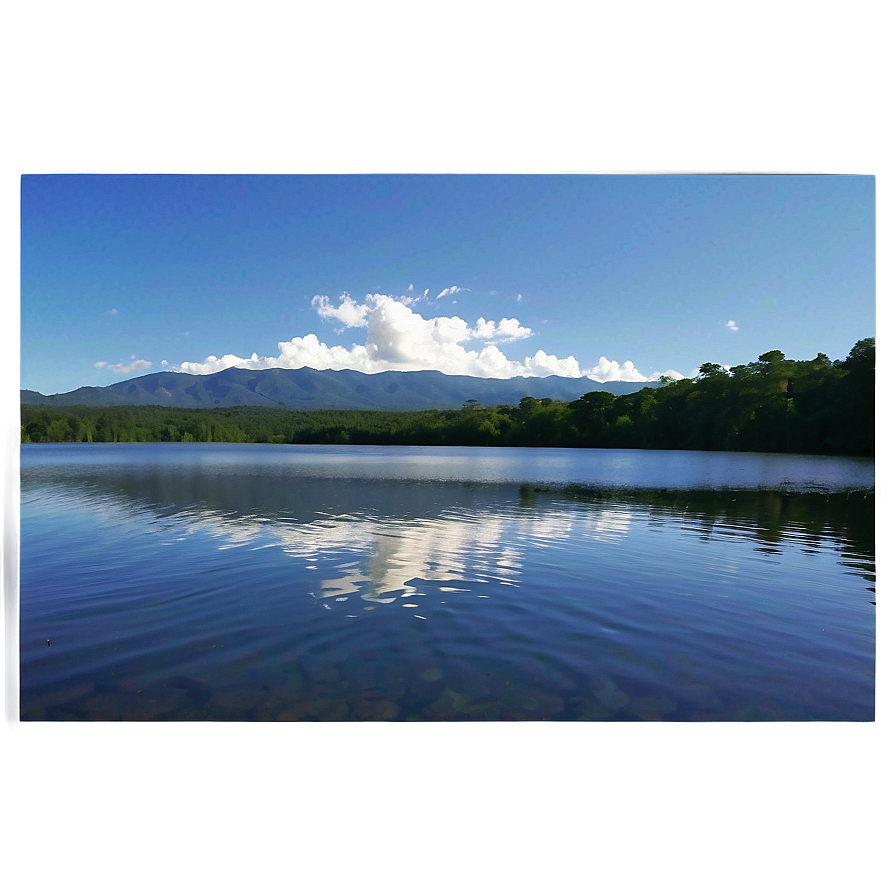 Lake Reflection Png 06112024 PNG image