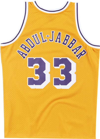 Lakers Abdul Jabbar Jersey33 PNG image