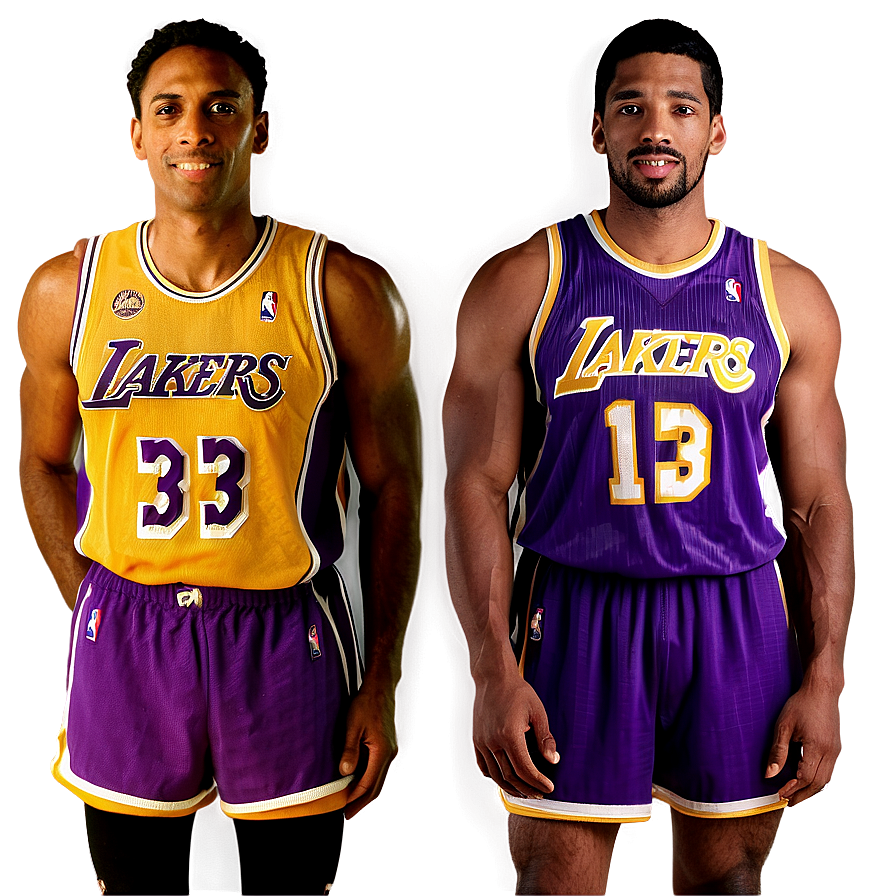 Lakers Legends Collage Png Tdv PNG image