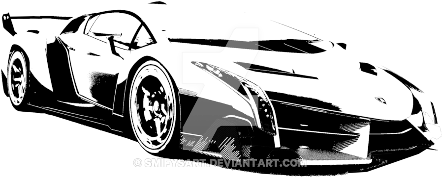 Lamborghini Stylized Artwork PNG image