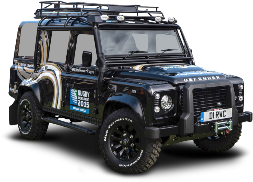 Land Rover Defender Rugby World Cup2015 Edition PNG image