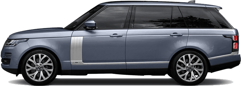 Land Rover Luxury S U V Side View PNG image