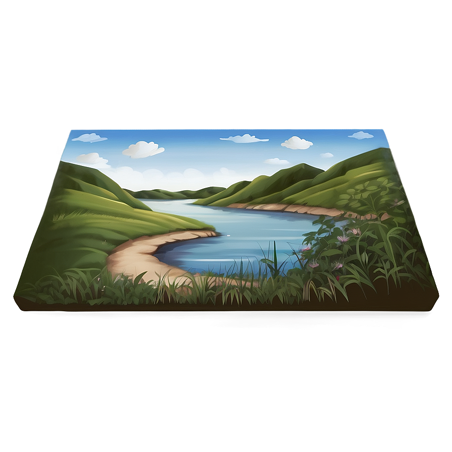 Landscape Art Png 05062024 PNG image