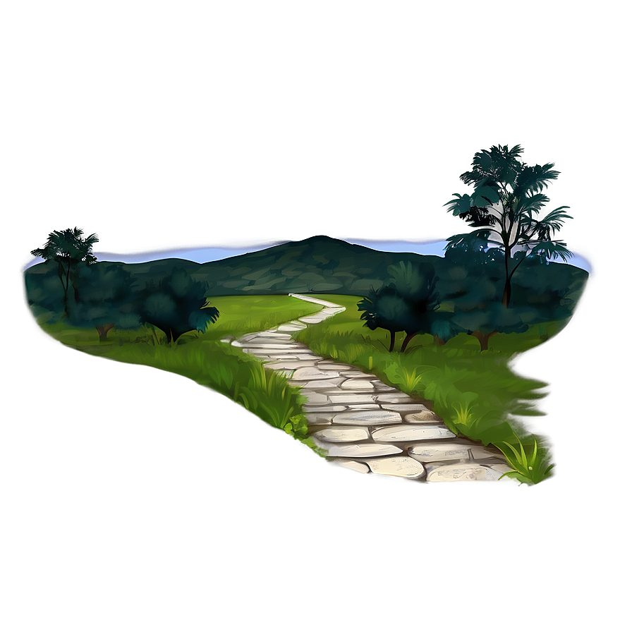 Landscape Sketch Drawing Png Rso97 PNG image