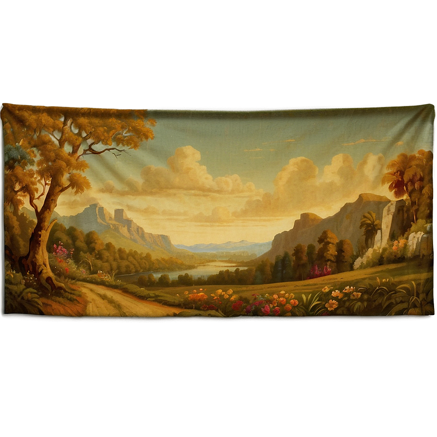 Landscape Tapestry Png Kib PNG image