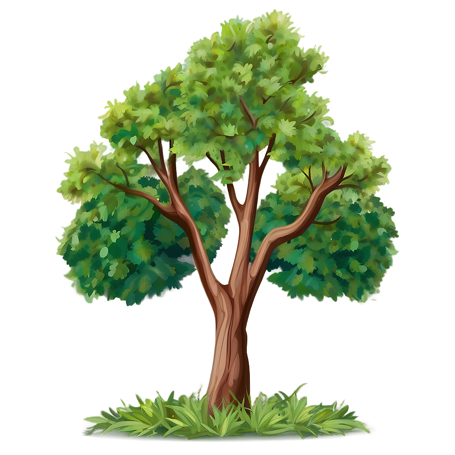 Landscape Tree Elevation Png 50 PNG image