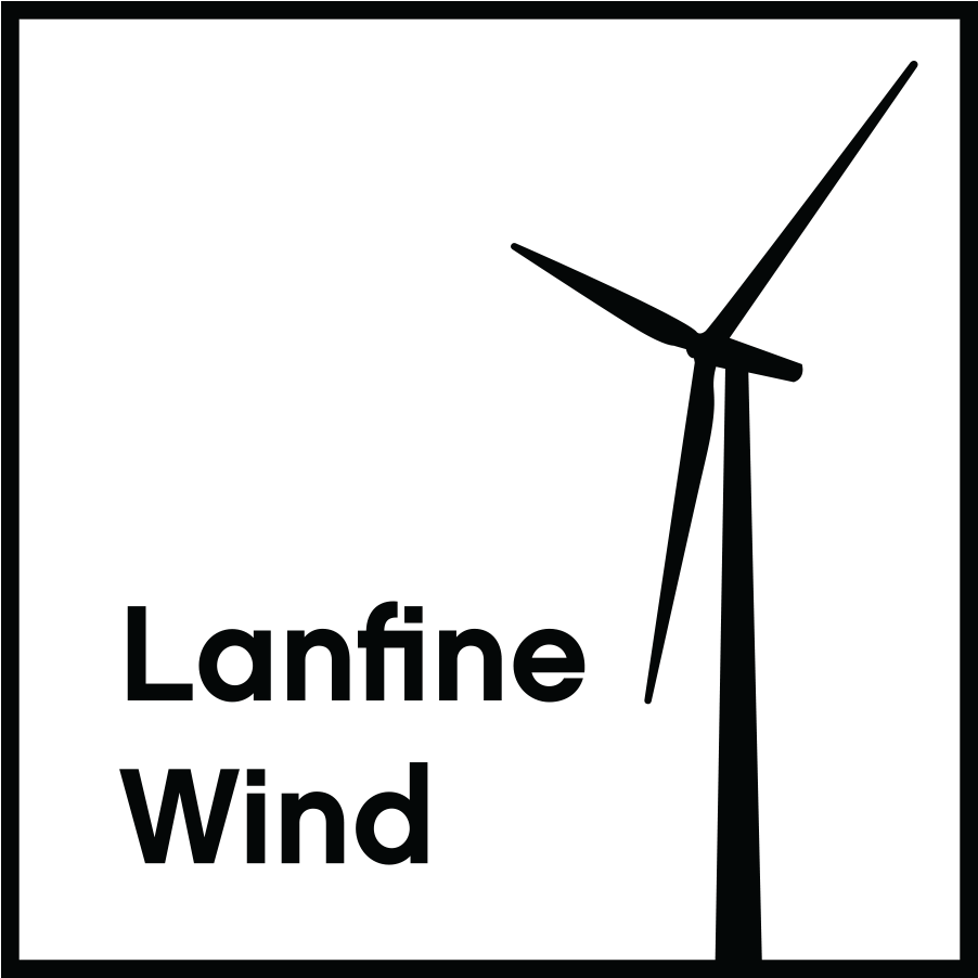 Lanfine Wind Turbine Logo PNG image