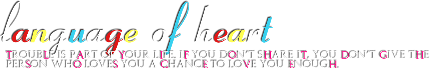 Languageof Heart Inspirational Quote PNG image