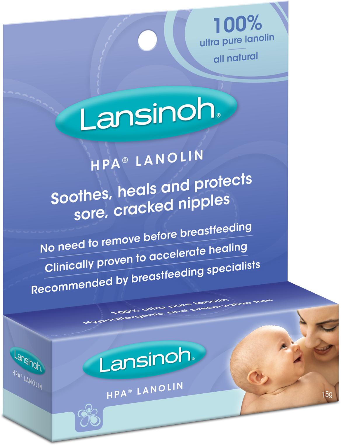 Lansinoh Lanolin Cream Breastfeeding Support PNG image