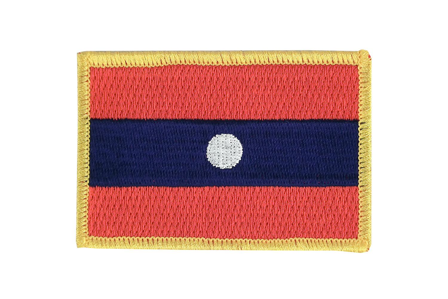 Laos Flag Patch PNG image