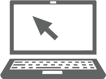Laptop Cursor Icon PNG image