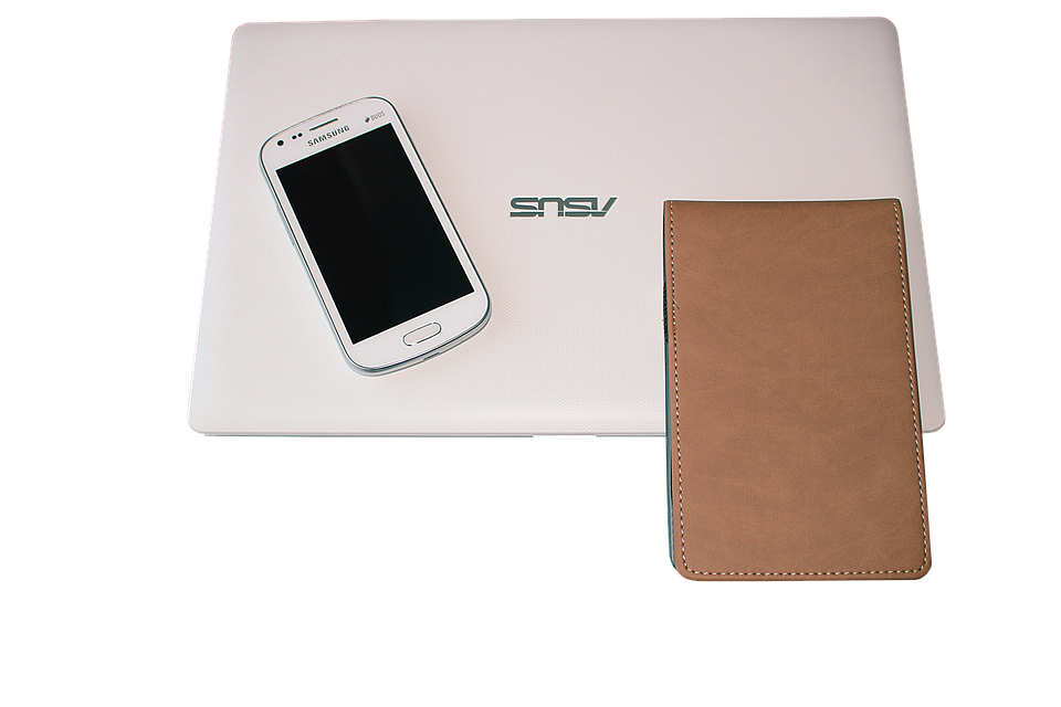 Laptop Smartphone Notebook Setup PNG image