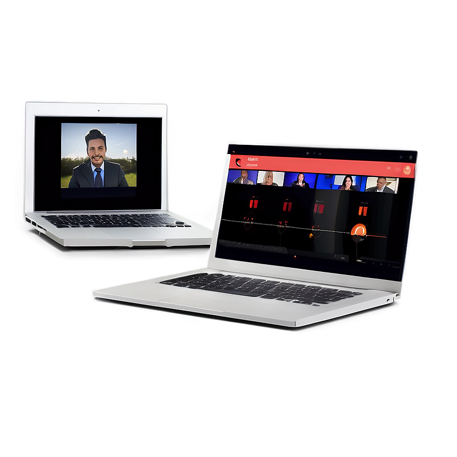 Laptop Video Conference Png Xjl10 PNG image