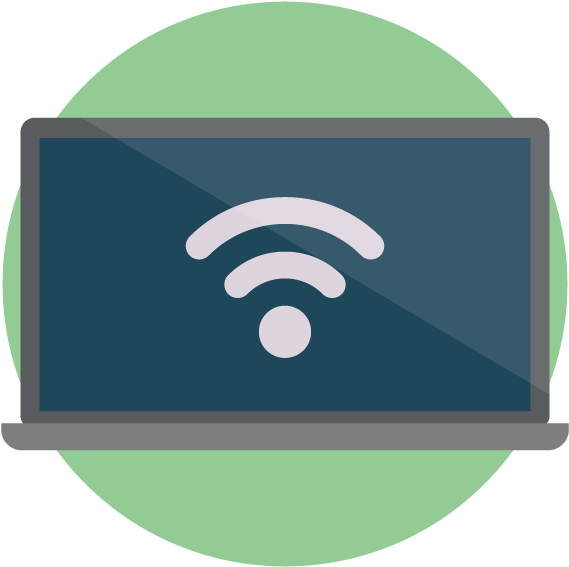 Laptop Wi Fi Connection Icon PNG image