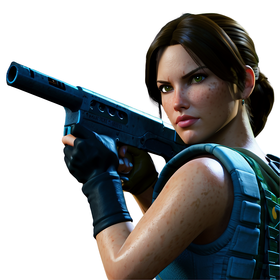 Lara Croft Crossover Fortnite Skin Png Xgm1 PNG image