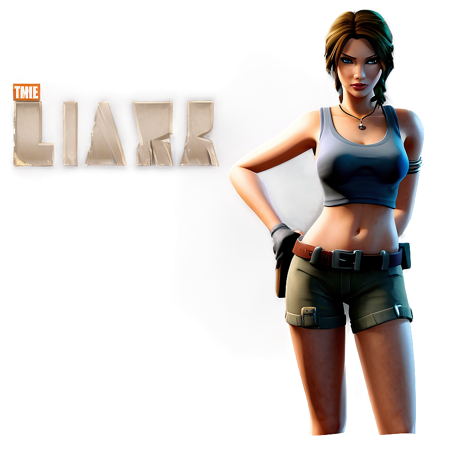 Lara Croft Fortnite Stealth Mode Png Nfo PNG image