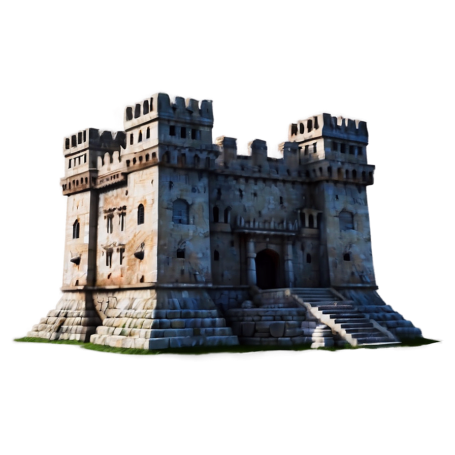 Large Ancient Castle Png 06252024 PNG image