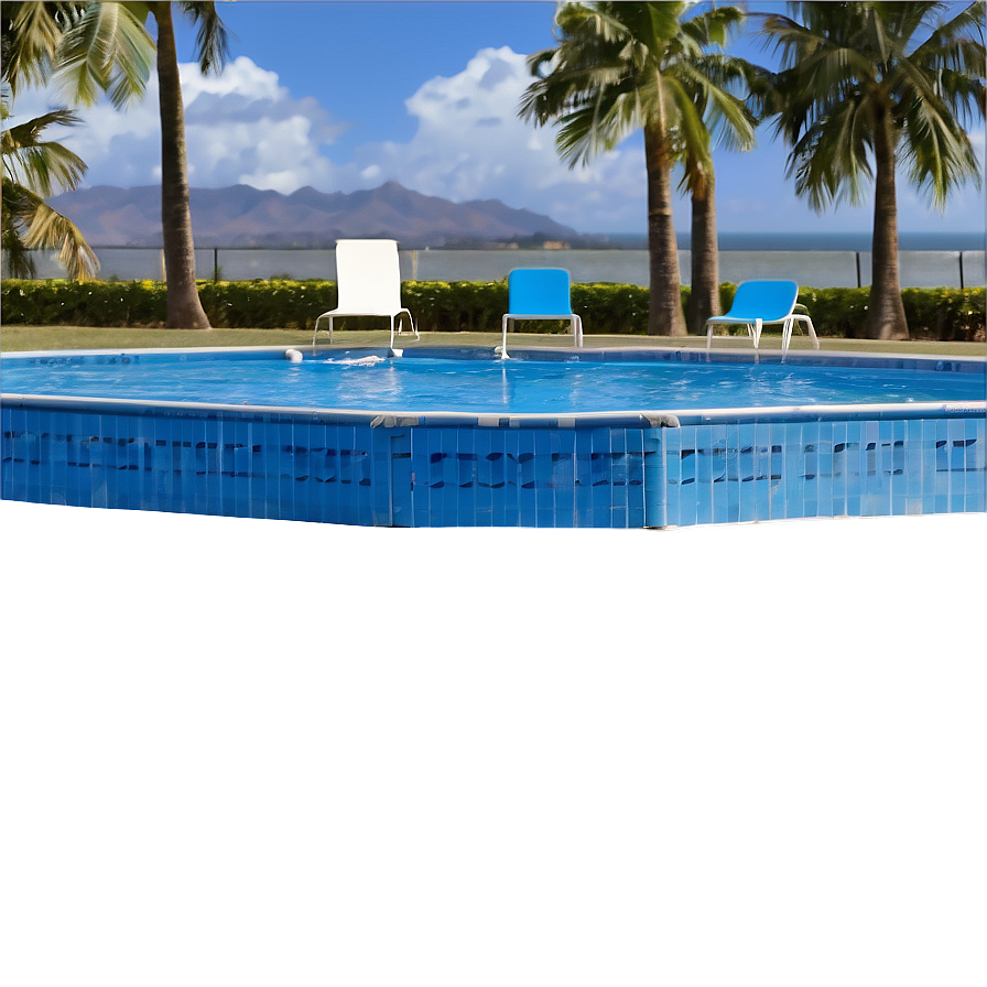 Large Blue Swimming Pool Png Rds70 PNG image