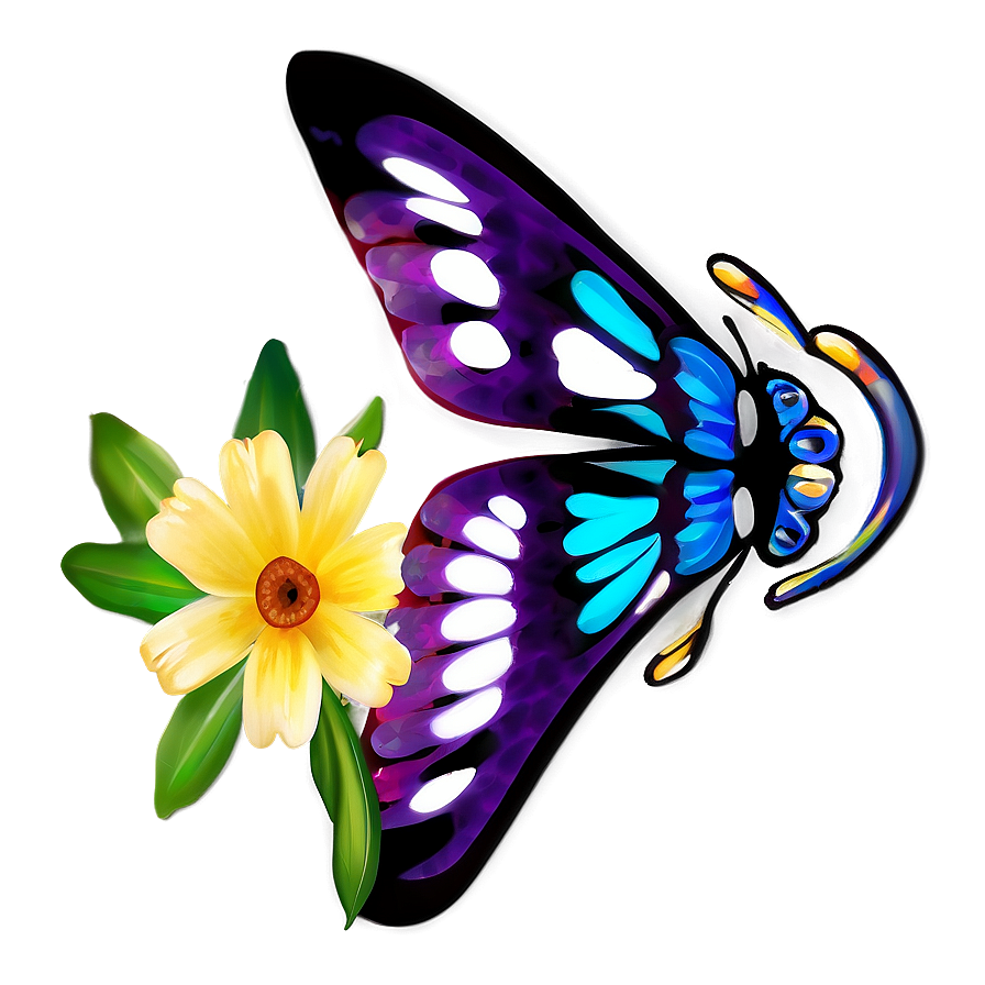 Large Butterfly Outline Png 05252024 PNG image