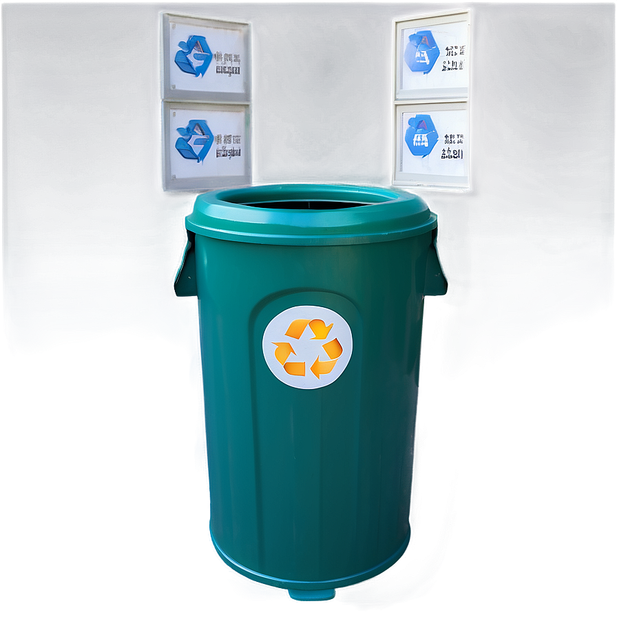 Large Capacity Recycling Bin Png 06212024 PNG image