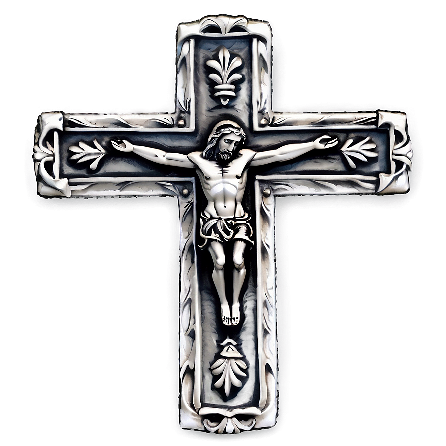 Large Catholic Cross View Png 06122024 PNG image