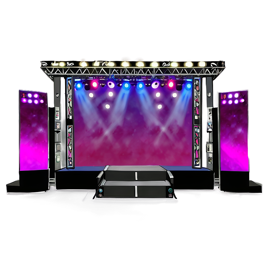 Large Festival Stage Png Wgj75 PNG image