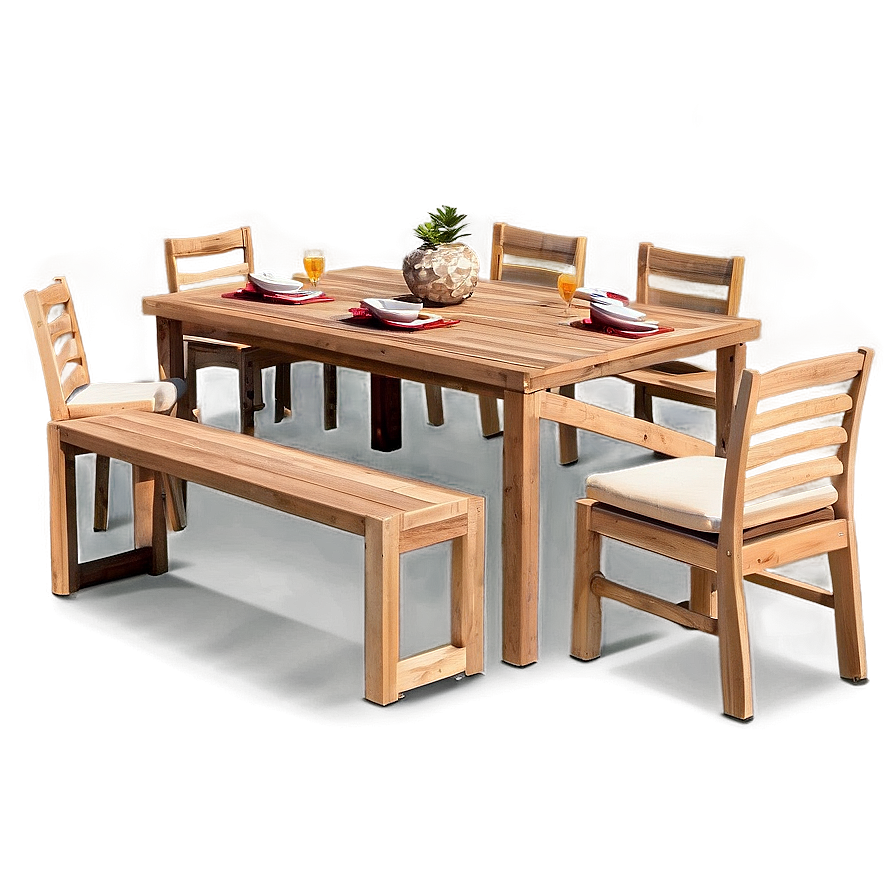 Large Outdoor Dining Table Png Lul PNG image