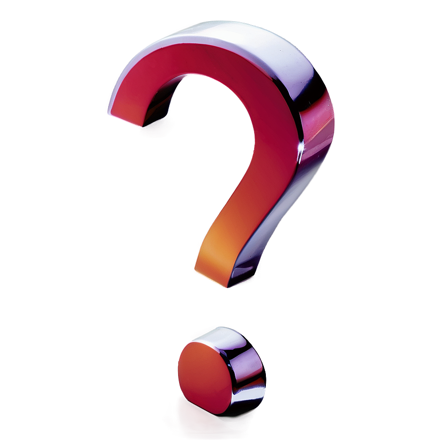 Large Question Mark Transparent Background 4 PNG image