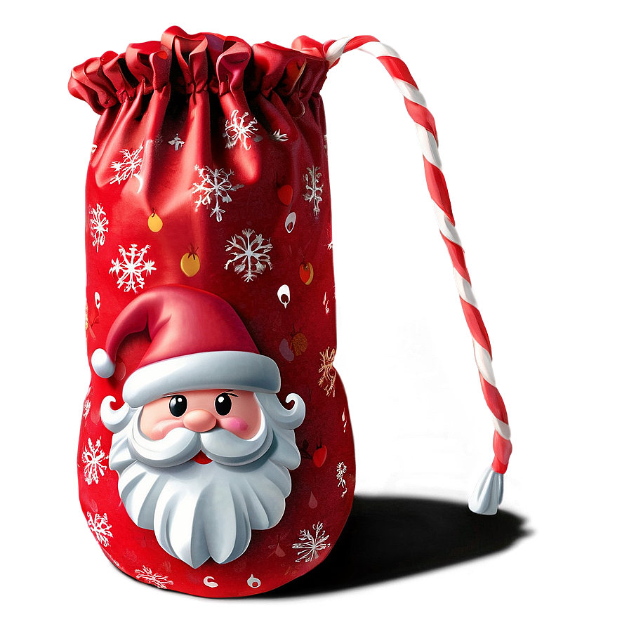 Large Santa Sack Png Bue PNG image