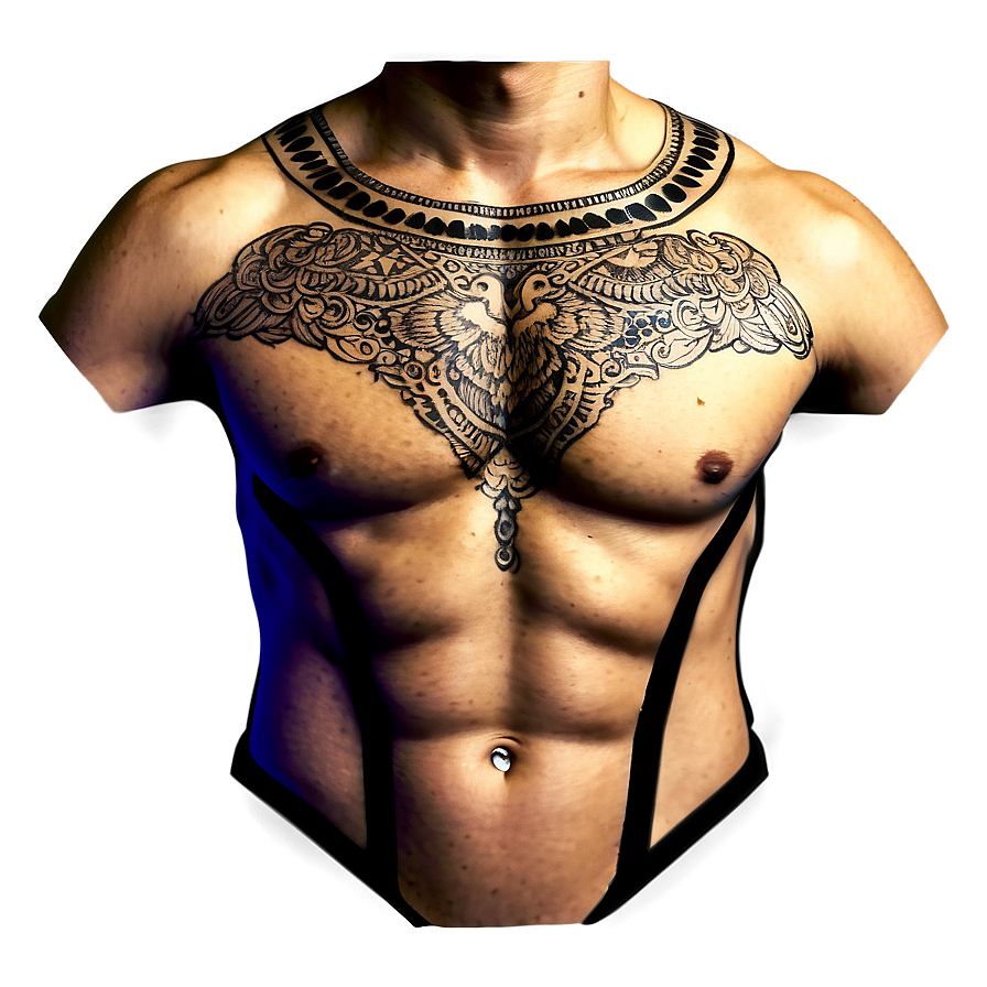 Large Scale Chest Tattoo Png 54 PNG image