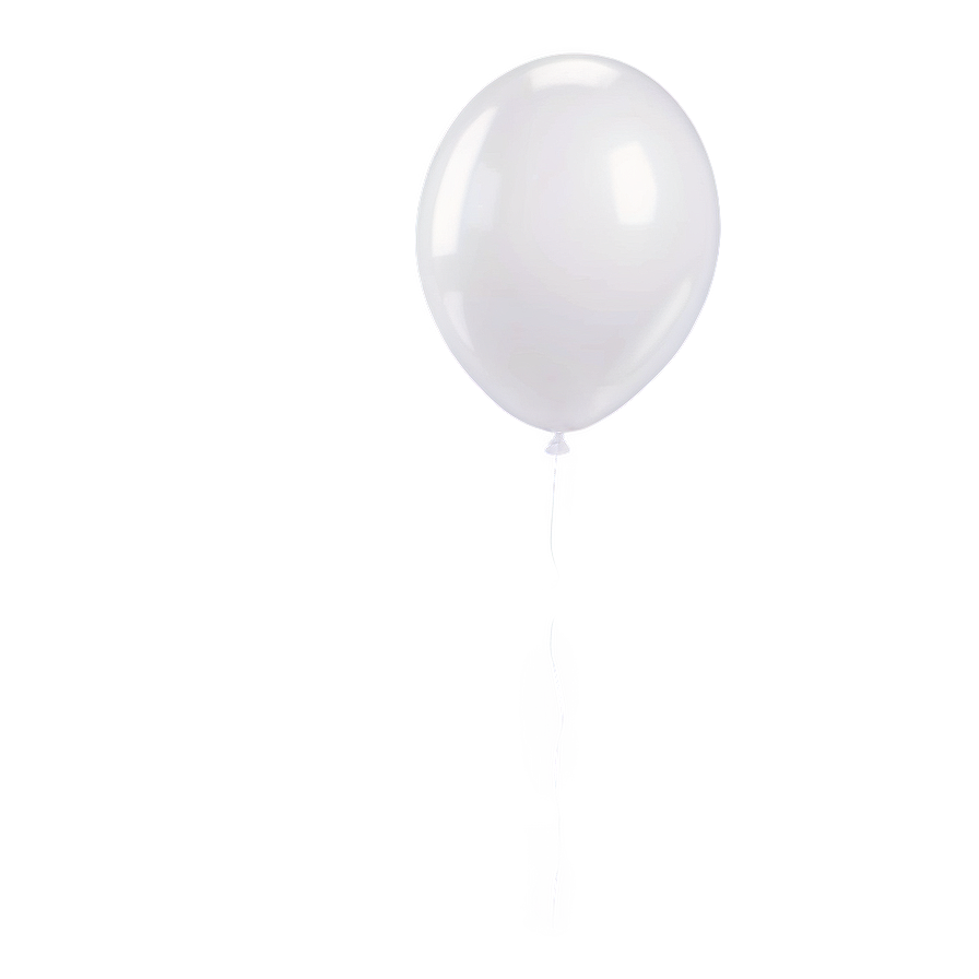 Large White Balloon Png 06212024 PNG image