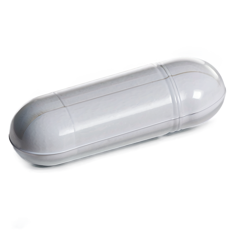 Large White Capsule Png 06282024 PNG image