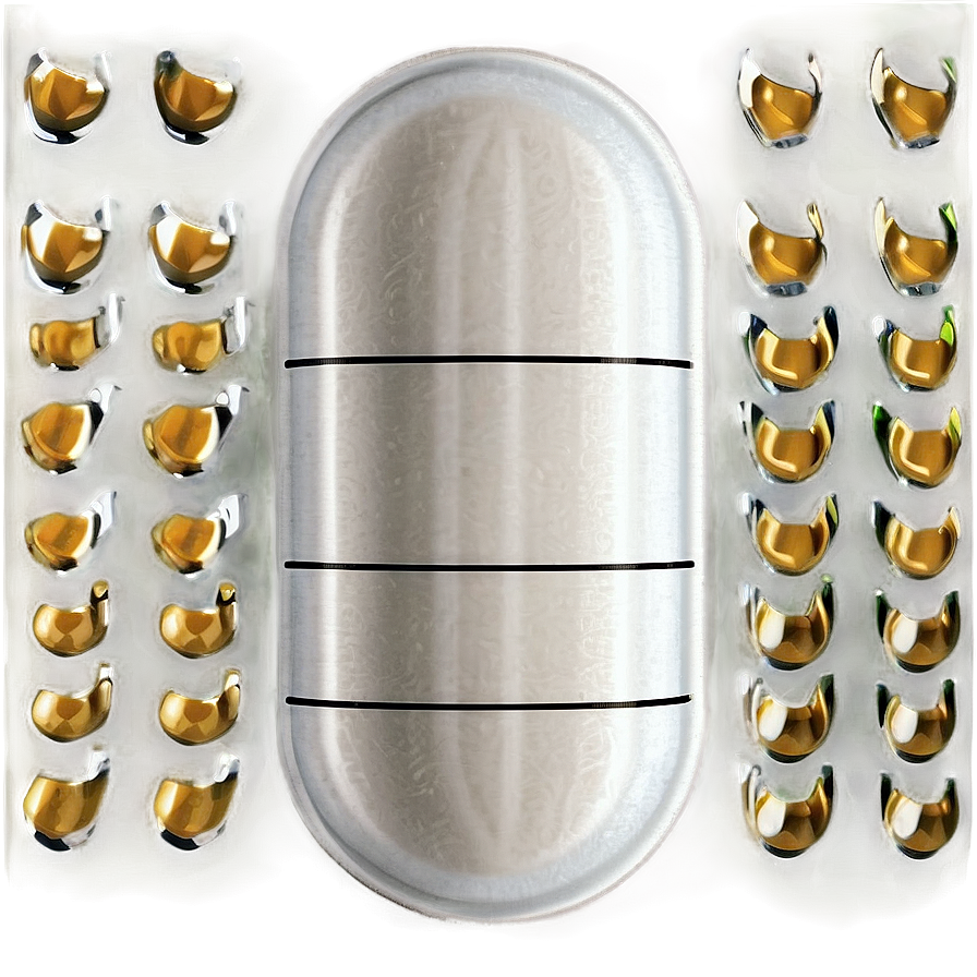 Large White Capsule Png 06282024 PNG image