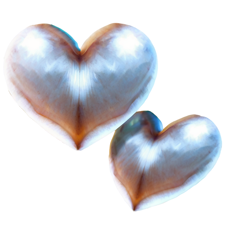 Large White Hearts Png 06252024 PNG image