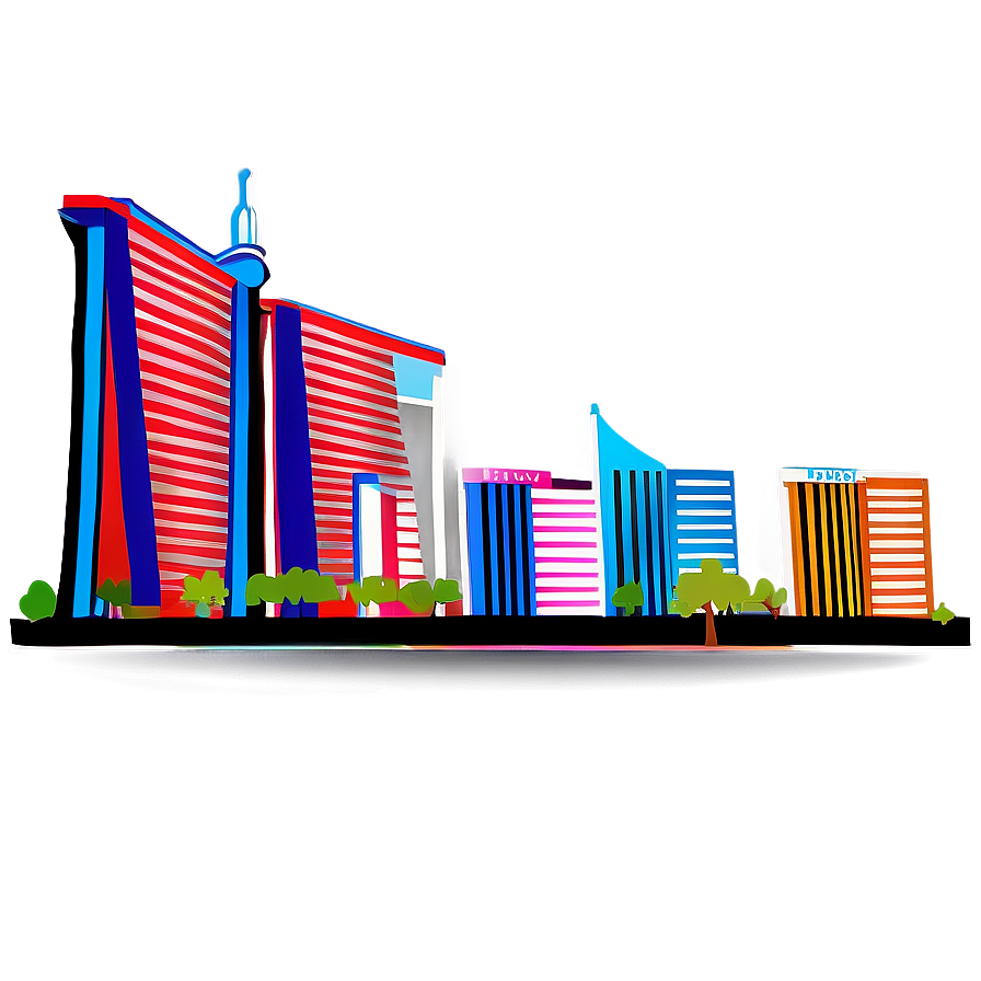 Las Vegas Skyline Vector Png Yht PNG image