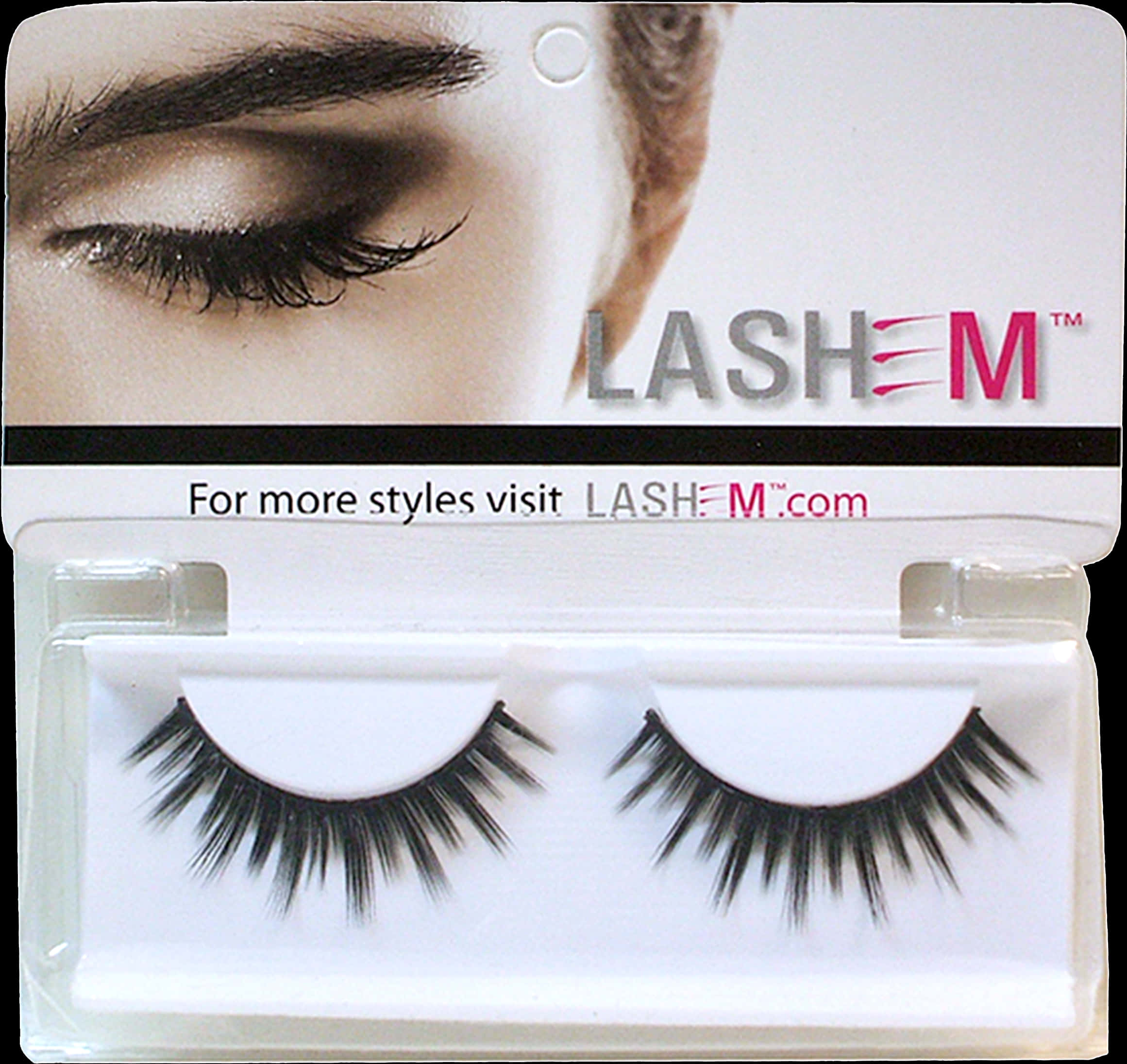 Lash E M False Eyelashes Packaging PNG image