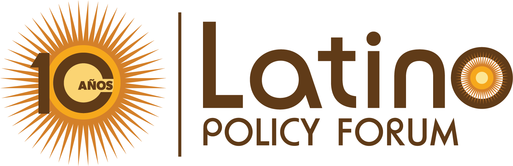 Latino Policy Forum10th Anniversary Logo PNG image