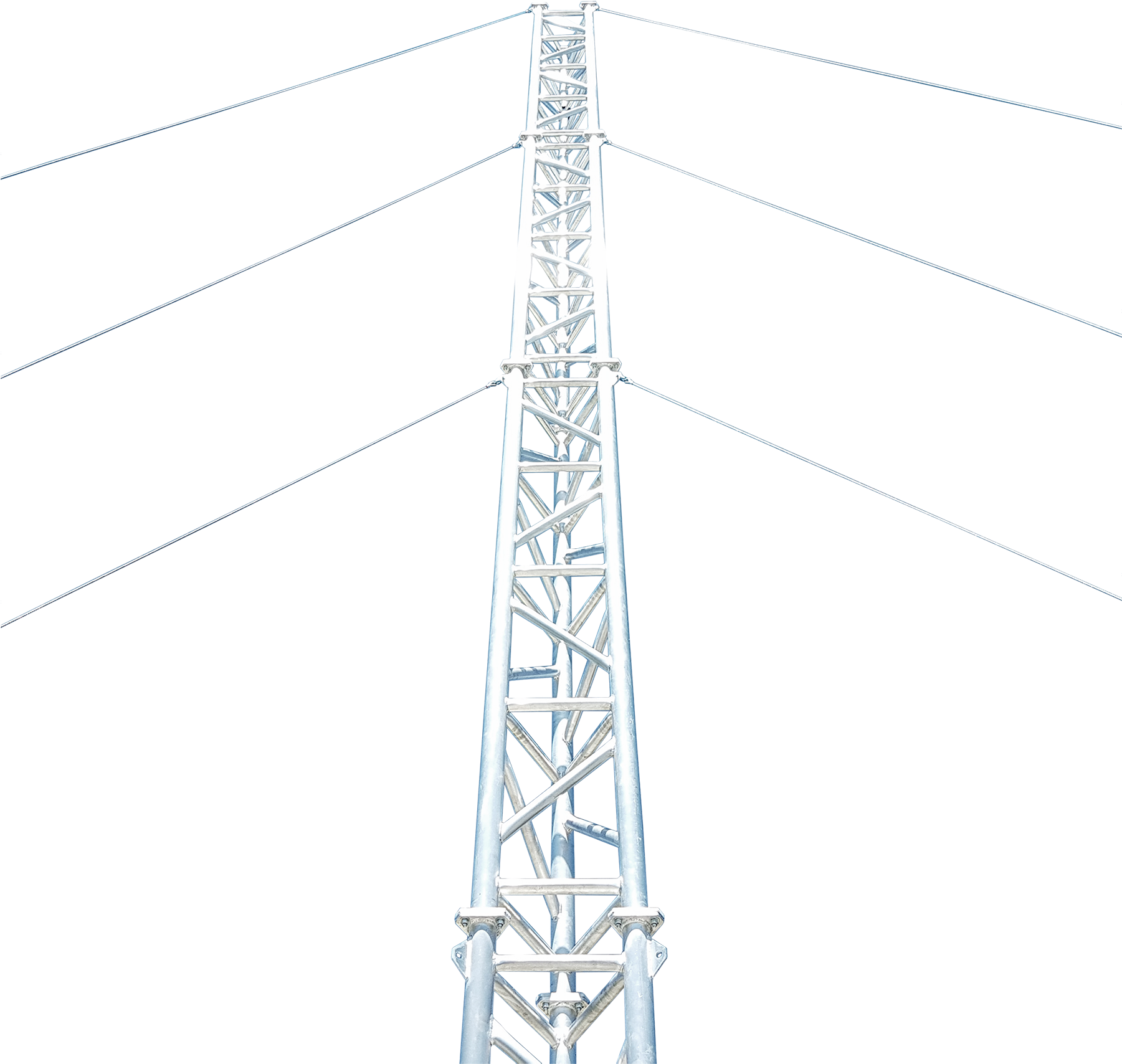 Lattice Tower Aerial View PNG image