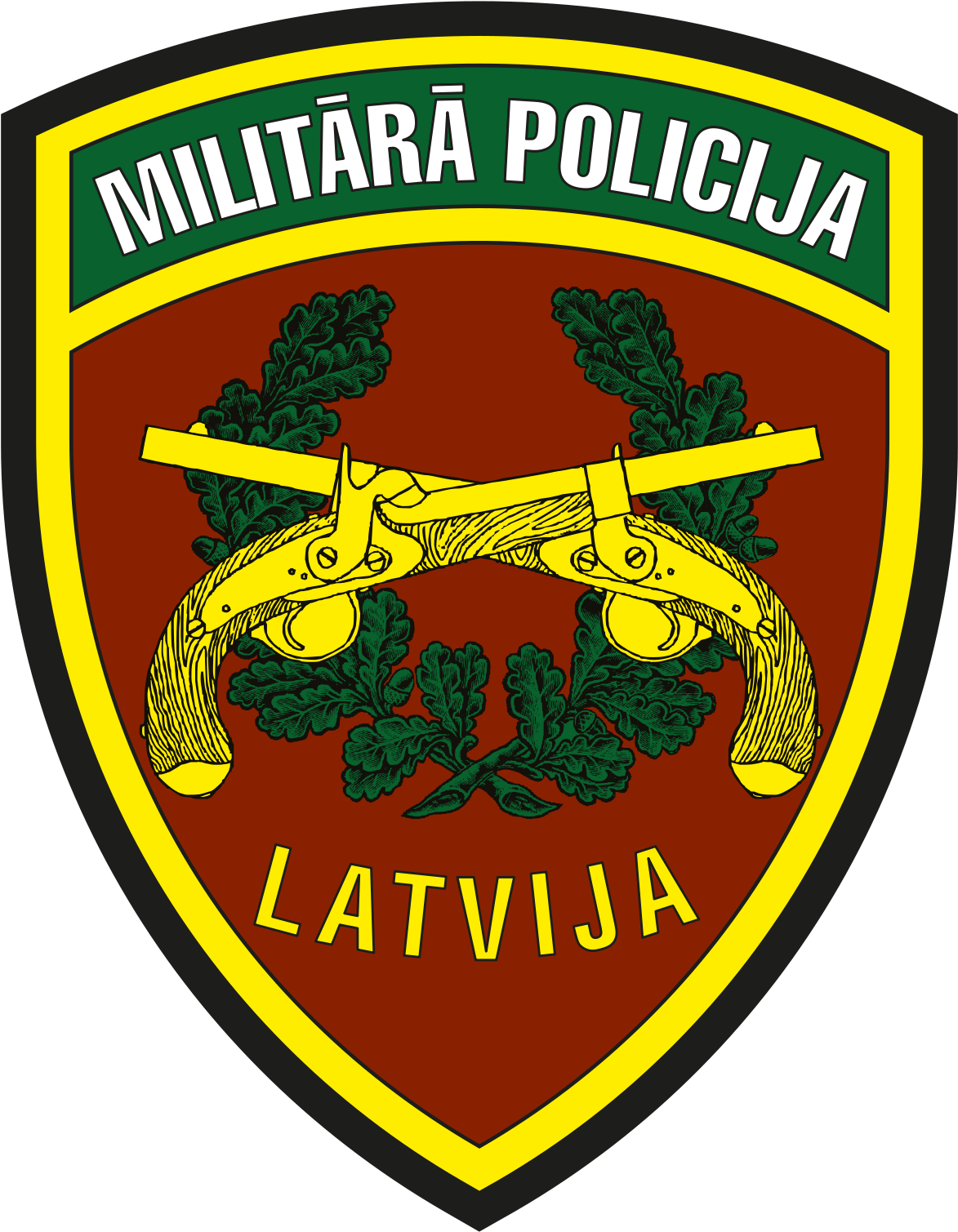 Latvian Military Police Emblem PNG image