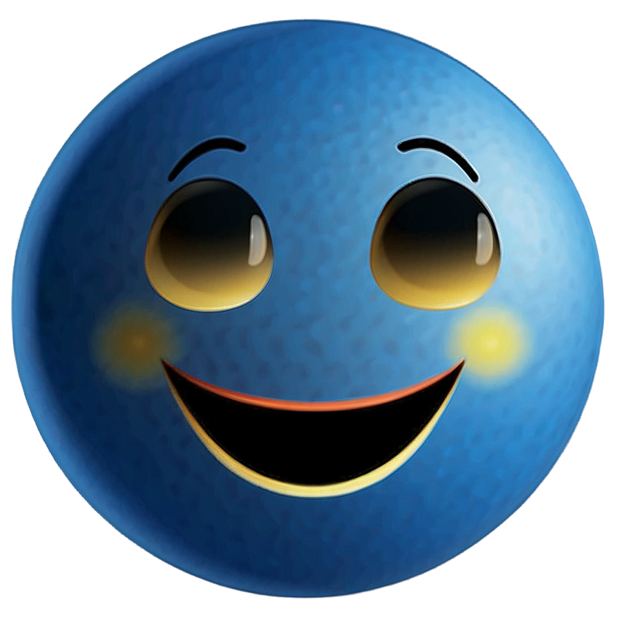 Laughing Blue Emoji Png 68 PNG image