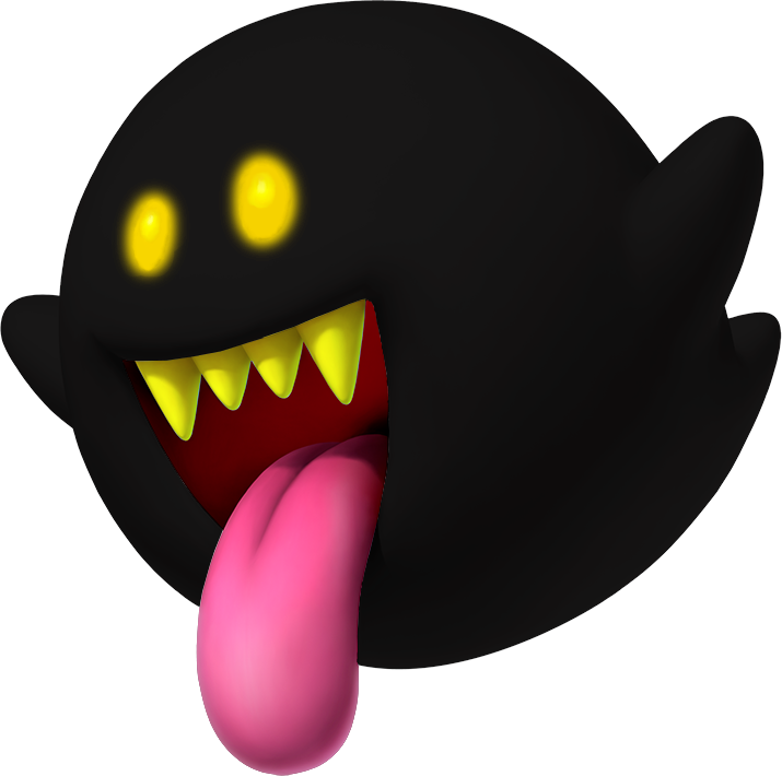 Laughing Boo Mario Series PNG image