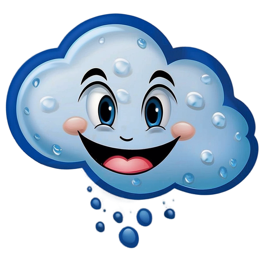 Laughing Cartoon Cloud Png 13 PNG image