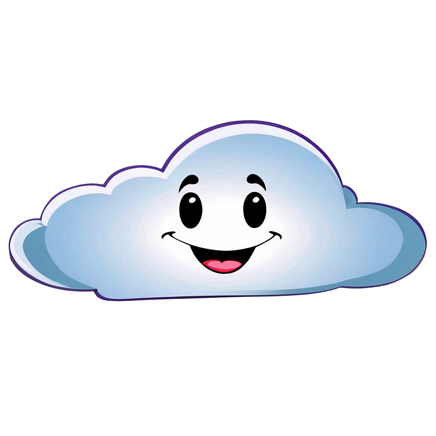 Laughing Cartoon Cloud Png Xay76 PNG image