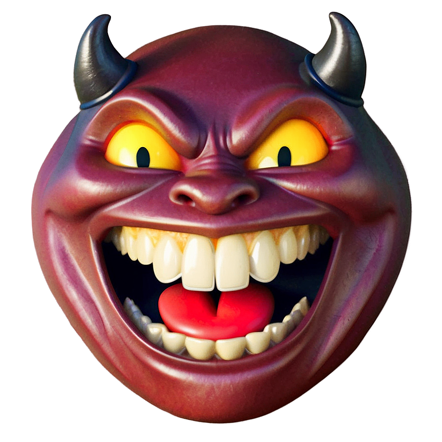 Laughing Devil Emoji Png Rki25 PNG image