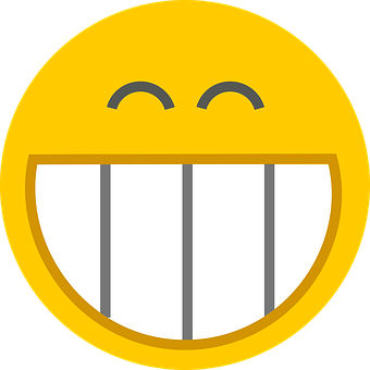 Laughing_ Emoji_ Behind_ Bars PNG image