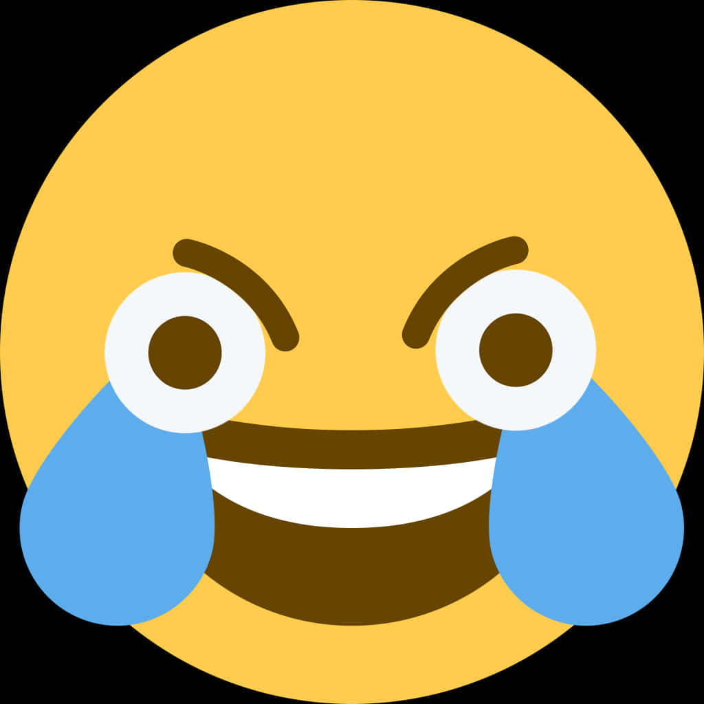 Laughing Emoji With Tears PNG image