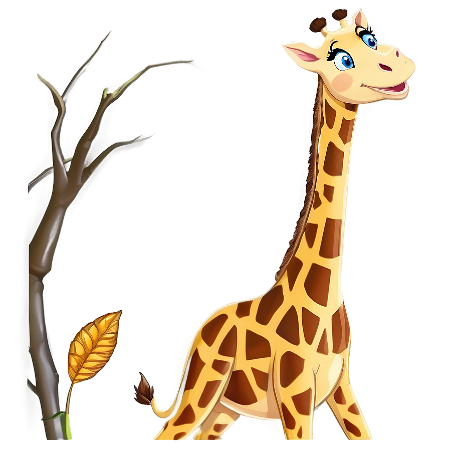 Laughing Giraffe Cartoon Png Kva23 PNG image