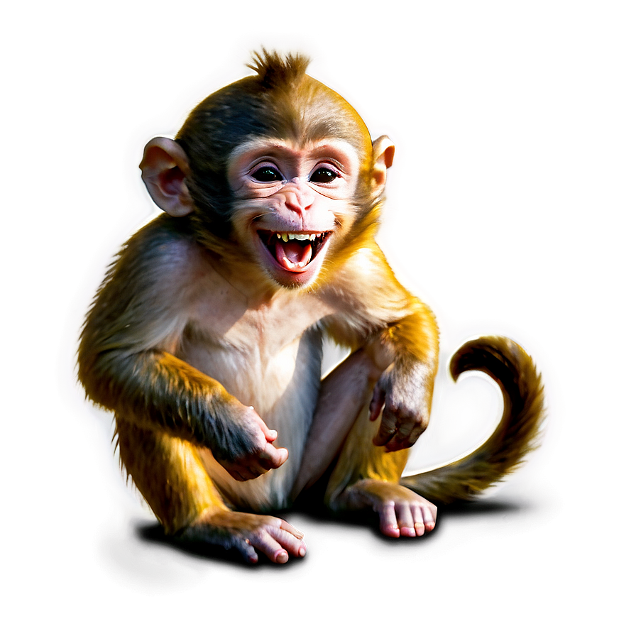 Laughing Monkey Png 05042024 PNG image