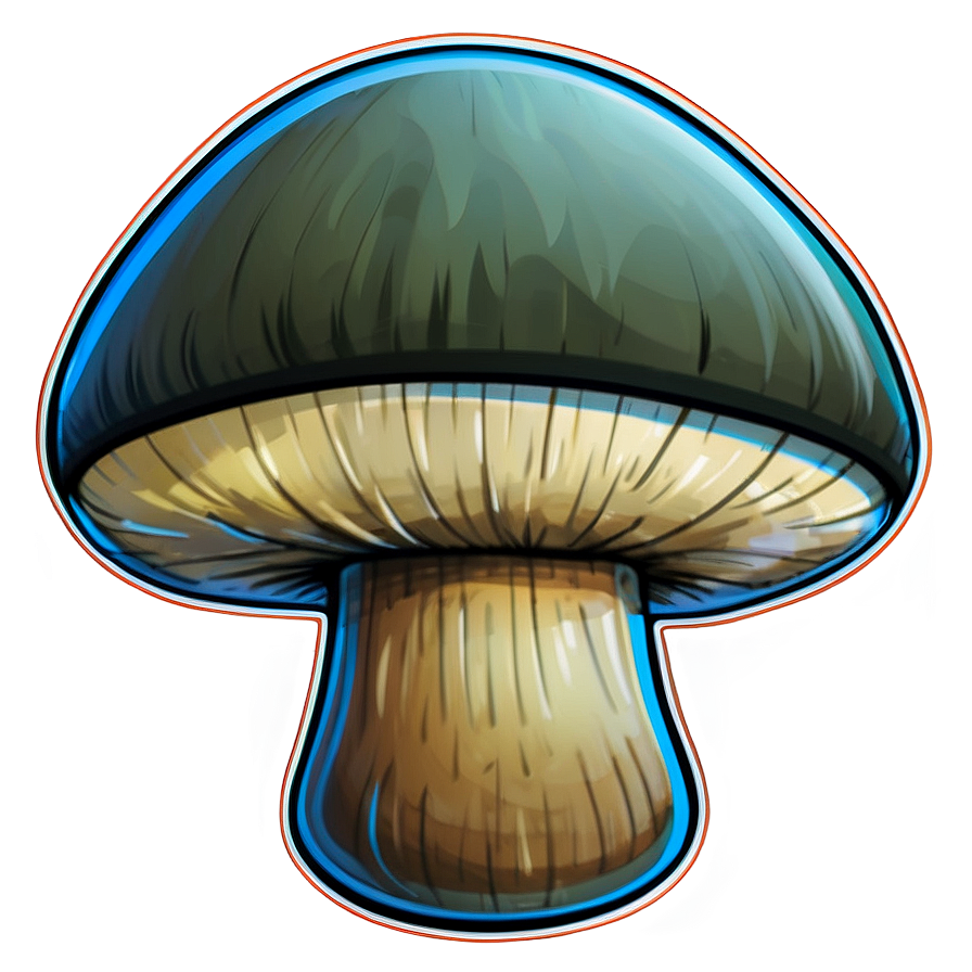 Laughing Mushroom Cartoon Png 06272024 PNG image